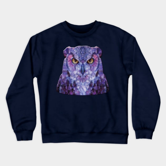 abstract owl Crewneck Sweatshirt by Ancello